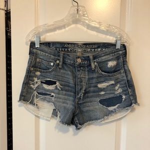 Vintage Hi-Rise Festival Denim Shorts